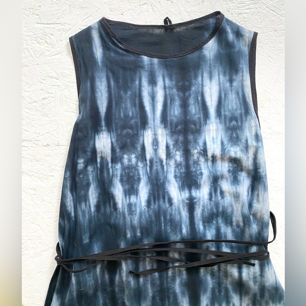UZI NYC Hand Dyed Wrap Dress - Picture 3 of 7